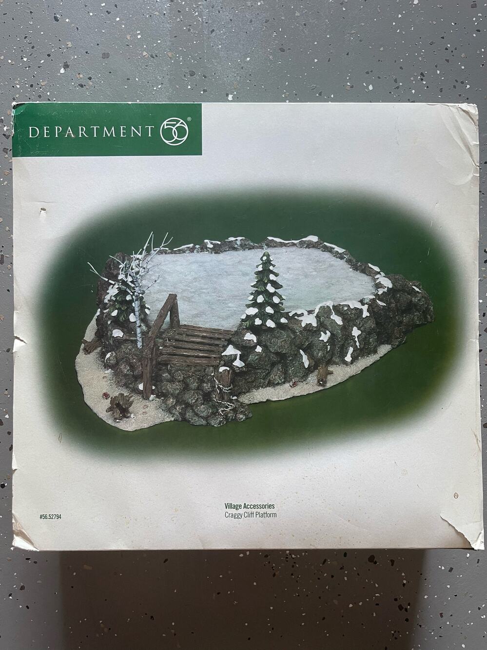 Department 56 Village Accessories Craggy Cliff Platform